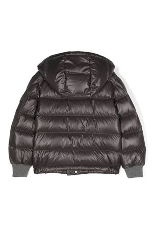 bomber in piuma d'oca grigio MONCLER KIDS | J29541A00018595ZJ918